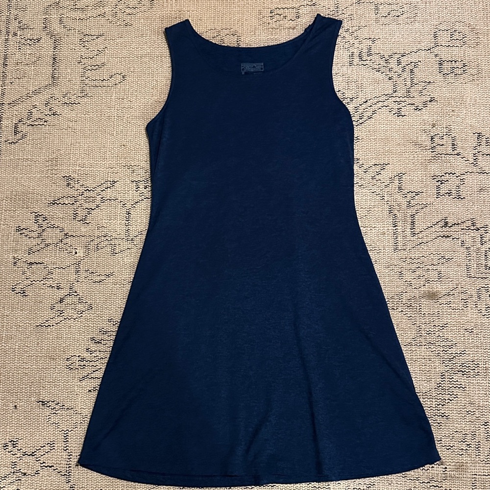 Patagonia Blue Sleeveless A-Line Dress